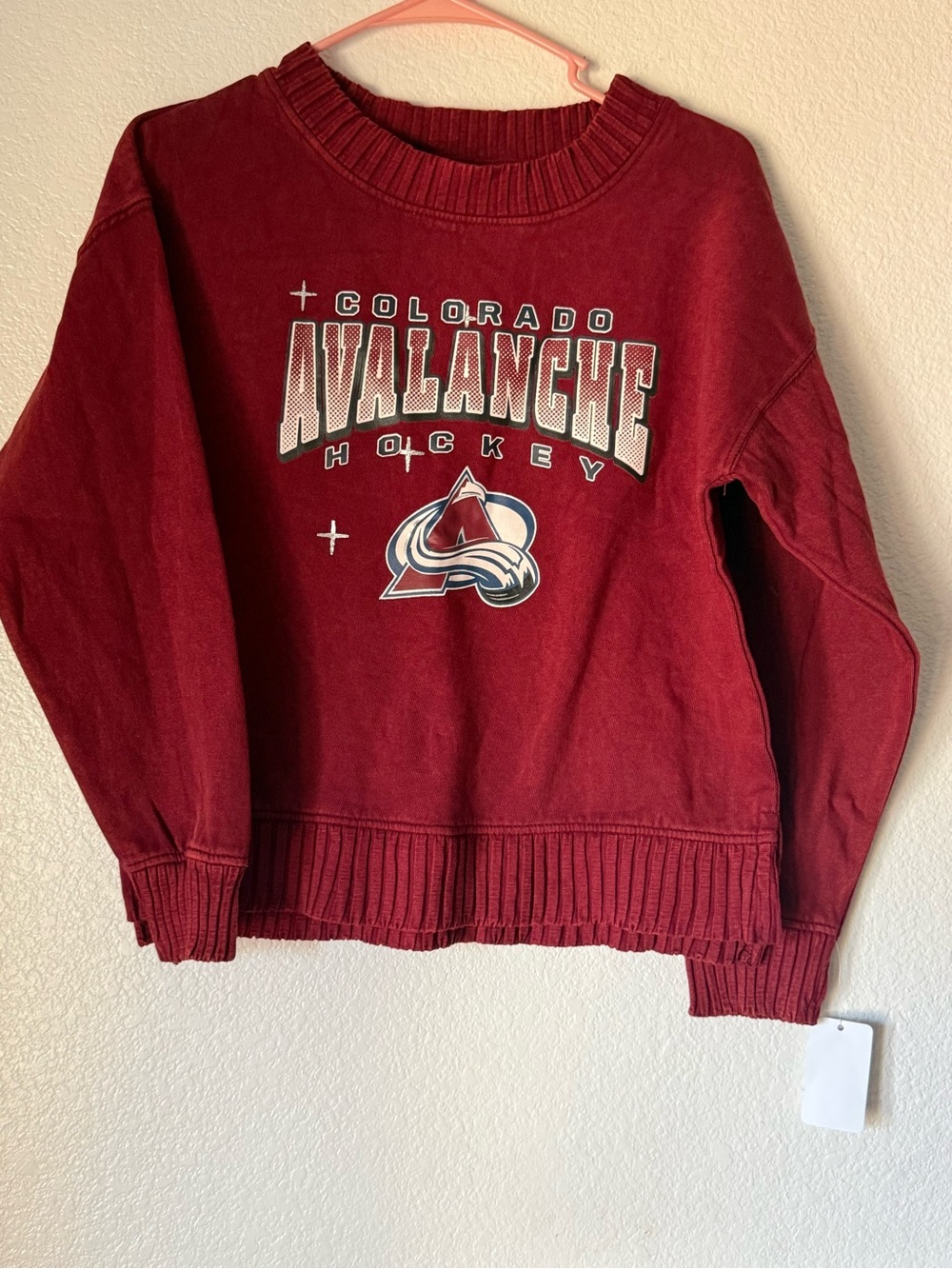 Avalanche kids  Crewneck Sweater in Burgundy